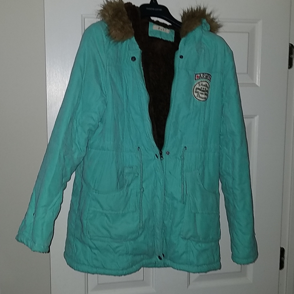 Aqua like Winter coat (Lg)